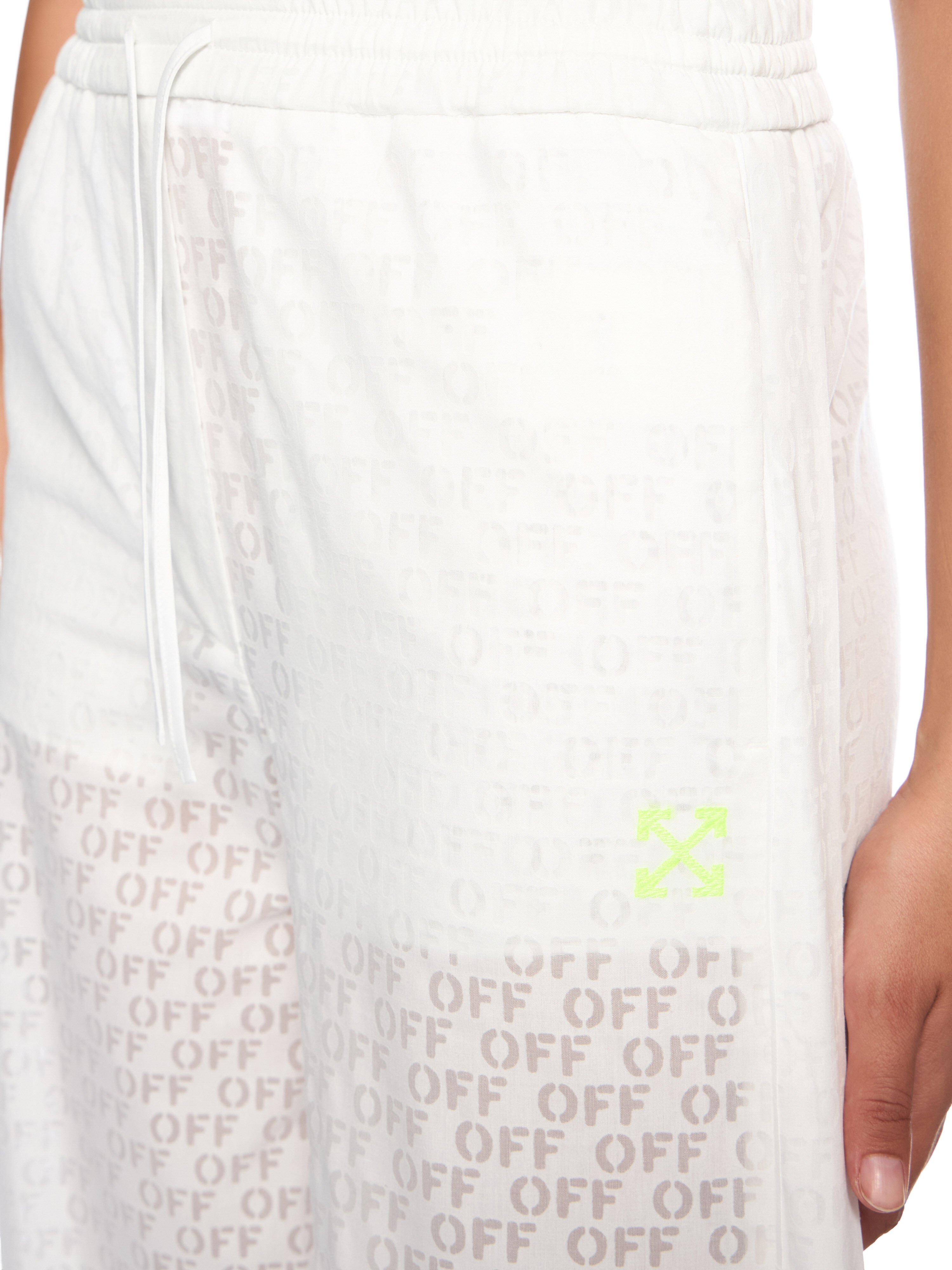Off Stamp Wide-Leg Pants - 5