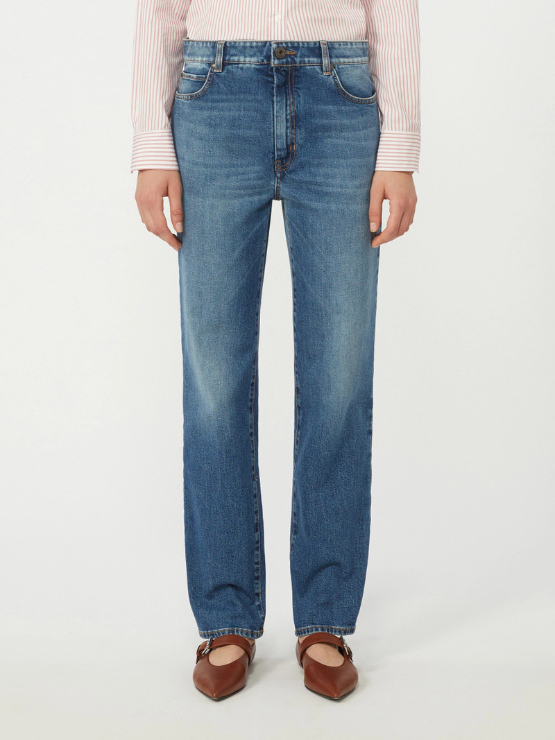 ARGENTO Straight-leg denim jeans - NAVY 3