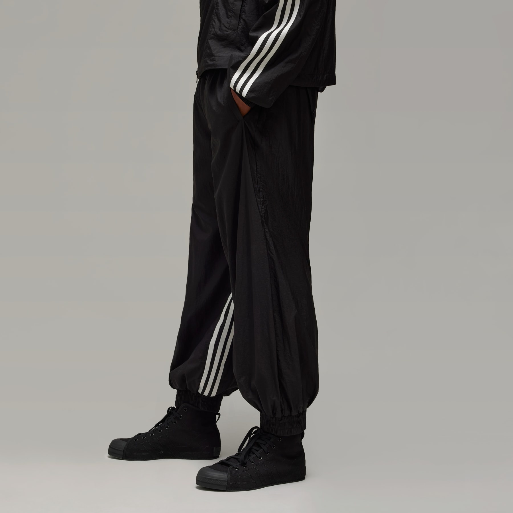 Y-3 3-Stripes Nylon Shell Pants - 4