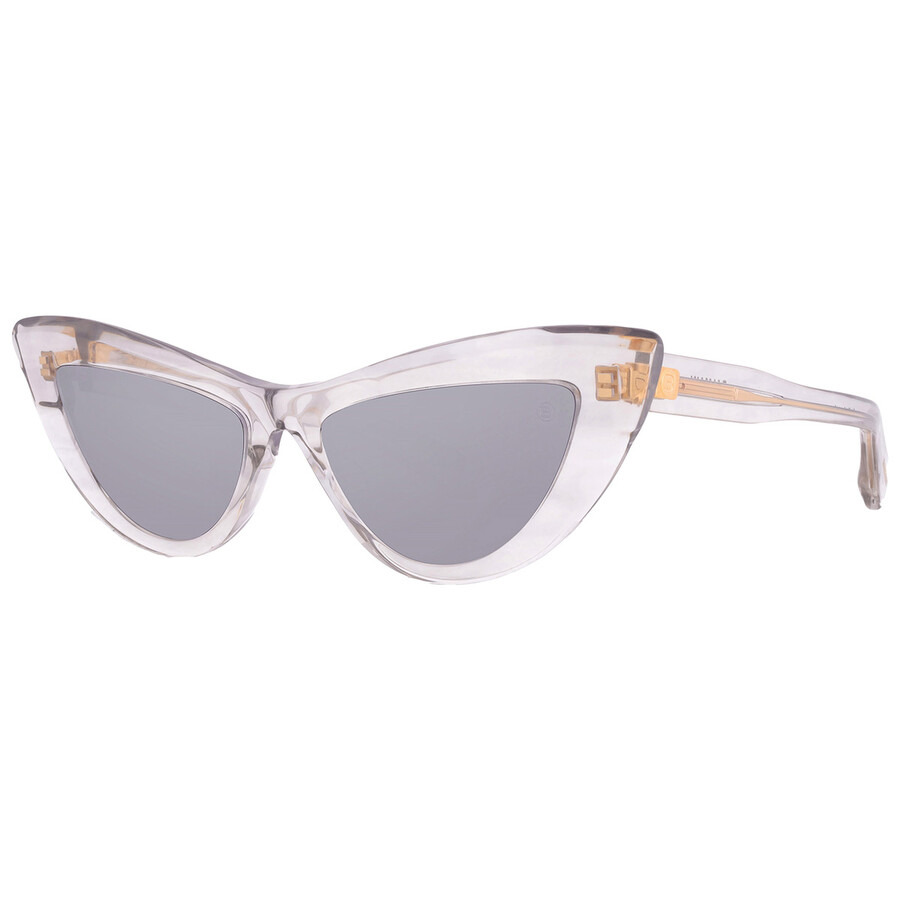 Balmain Jolie Grey Mirror Cat Eye Ladies Sunglasses BPS-135C-54 - 2