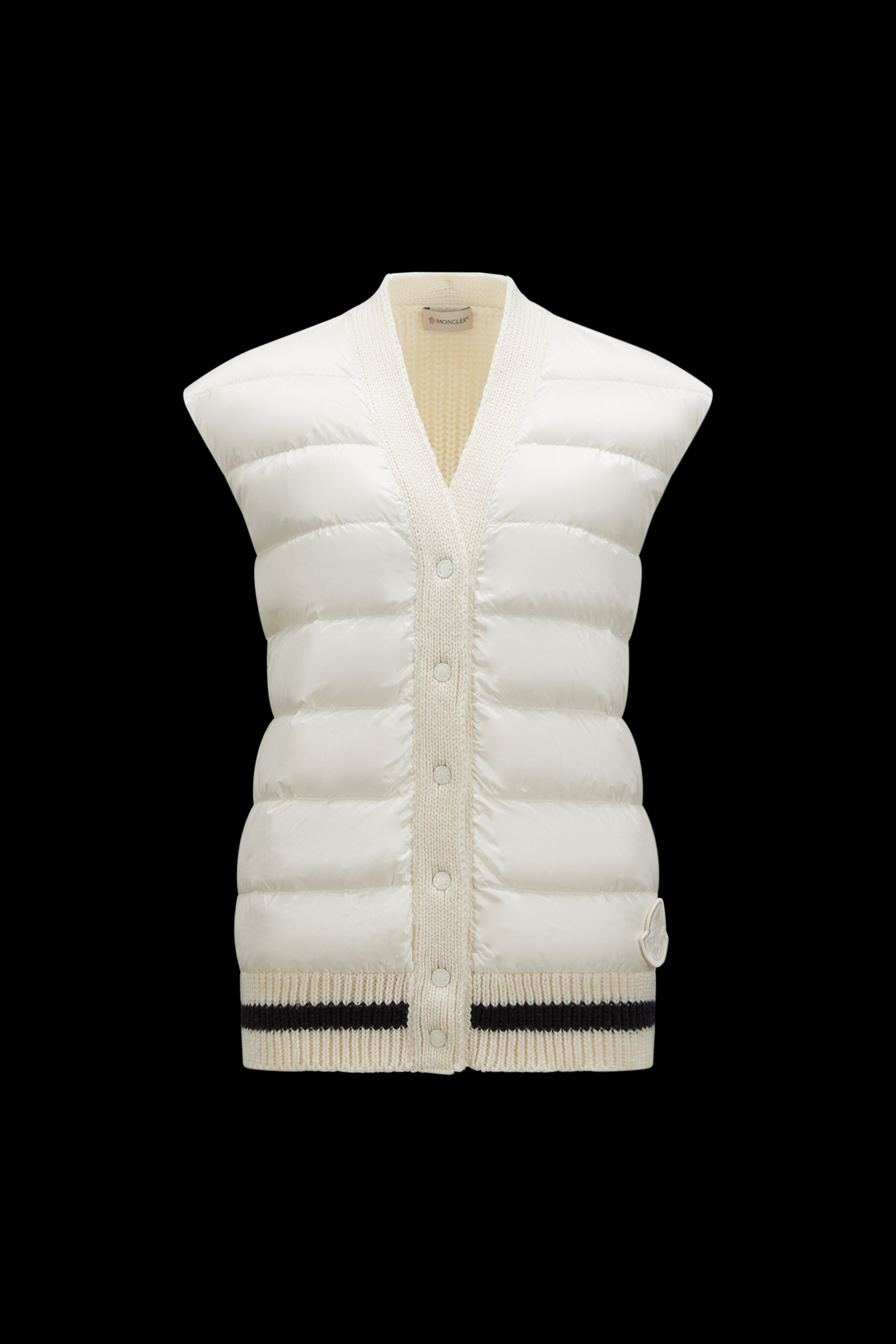 Padded Wool Vest - 1