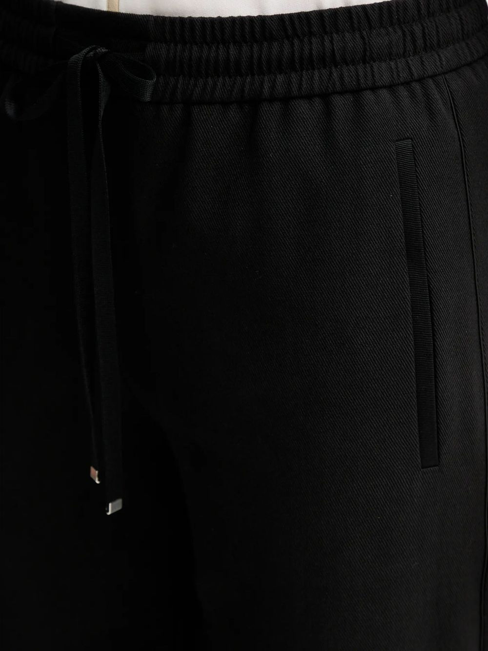 drawstring wide-leg trousers - 4