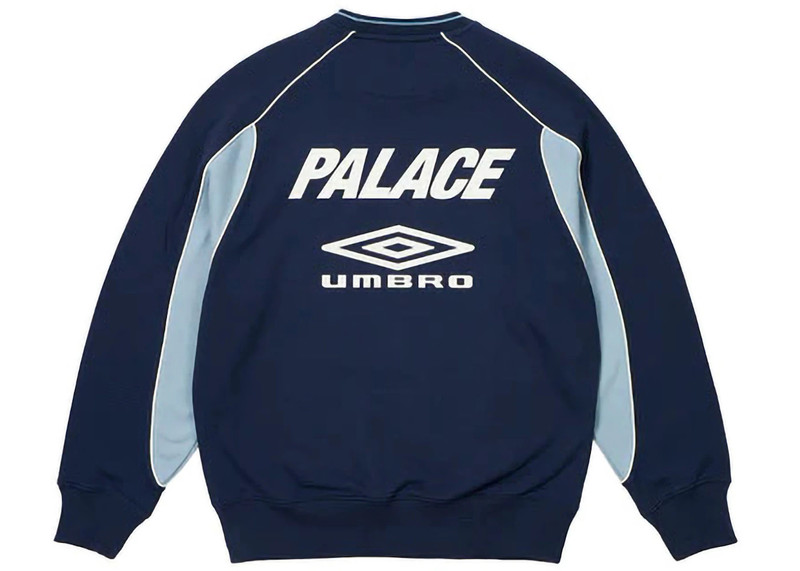 PALACE Palace x Umbro Warm Up Crew Blue outlook