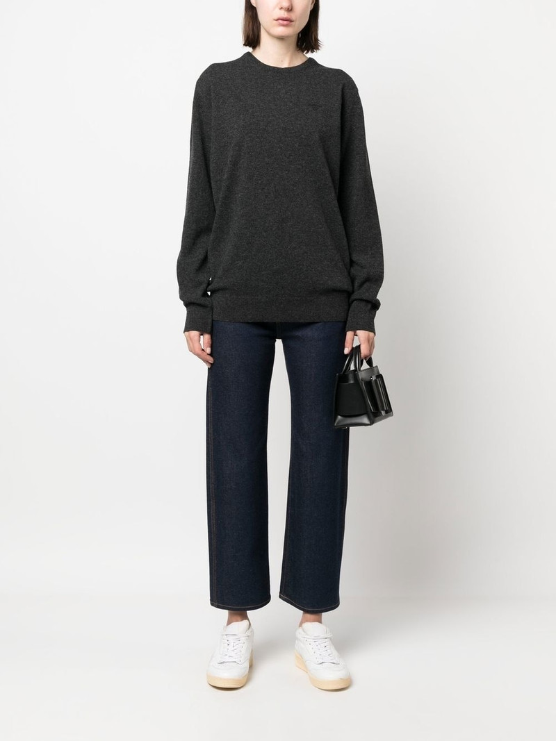 Barbour crew neck wool jumper outlook