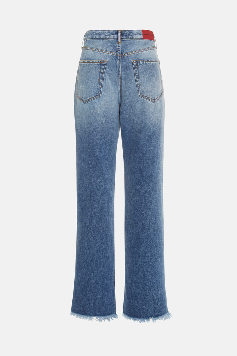 DENIM LOW WAIST BAGGY PANTS 2