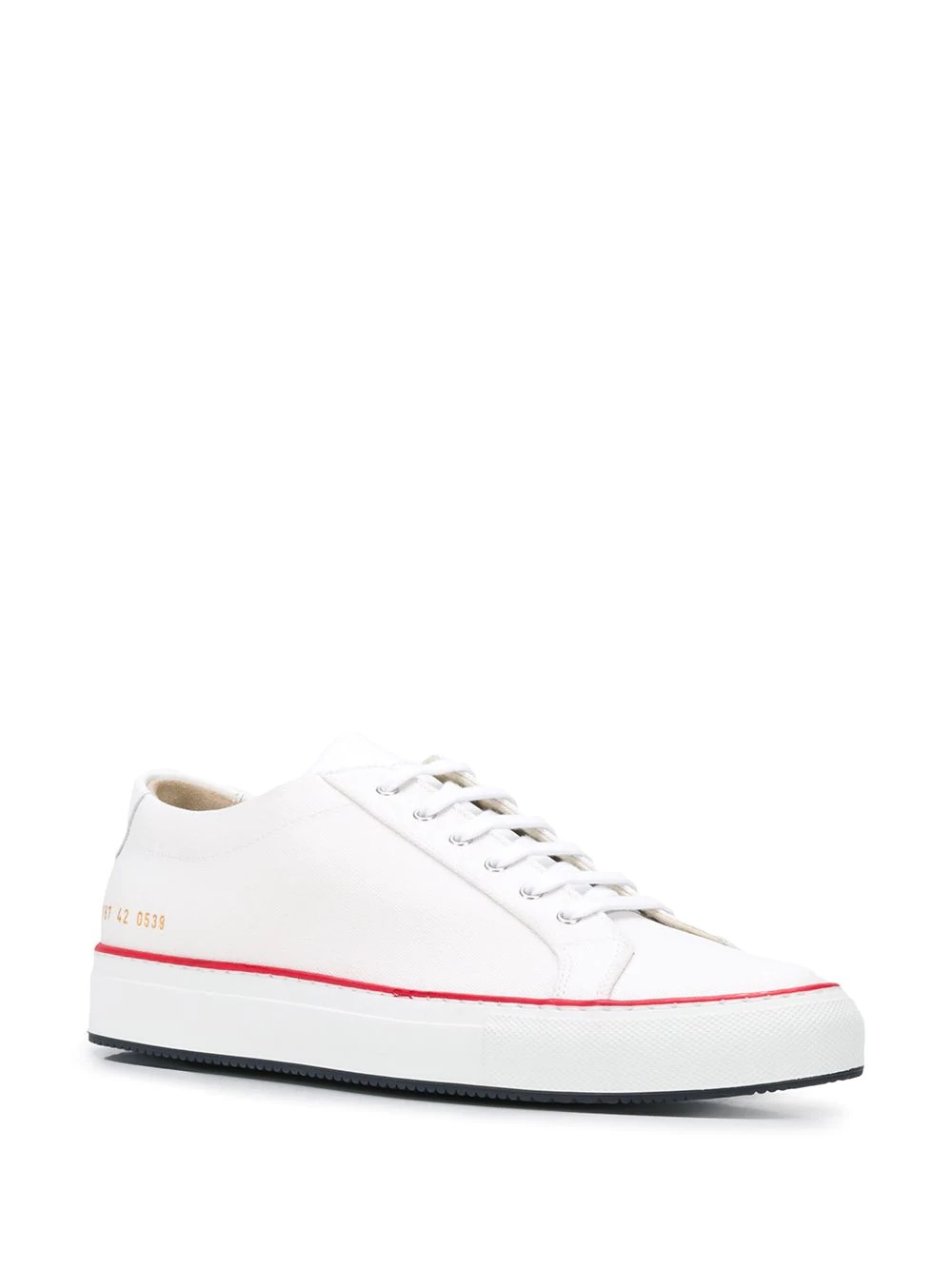 Achilles contrast trim lace-up sneakers - 2