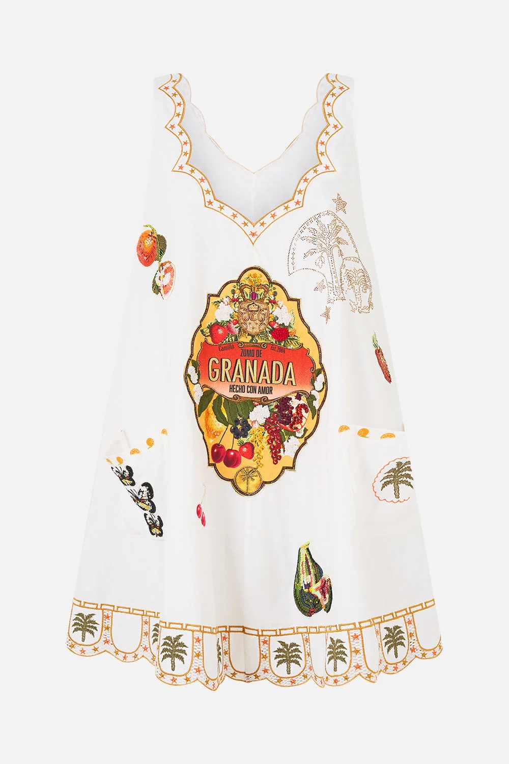 SHORT POCKET DRESS WITH LOW BACK VA VA VINTAGE - 1