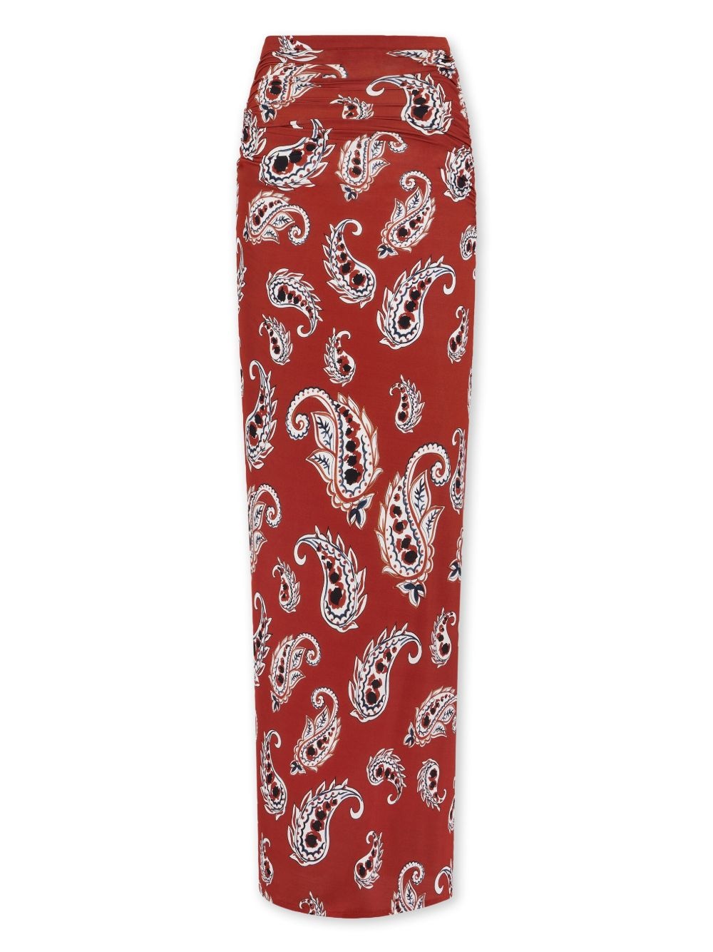 Paisley long split skirt - 7