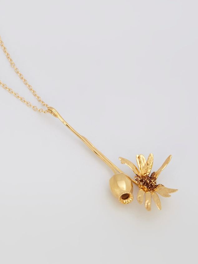 BRASS FLORA NECKLACE - 2