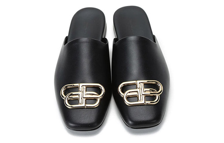 (WMNS) Balenciaga Cosy Mule 'Black' 590935-WA72I-1088 - 5