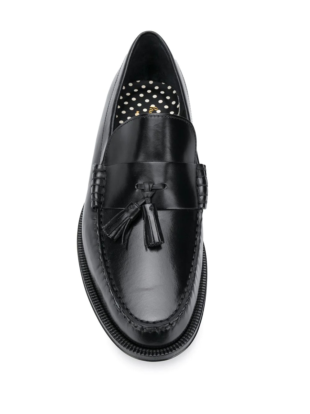 slip-on tassel loafers - 4