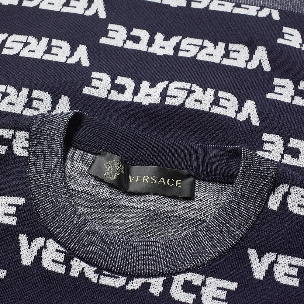 Versace Japanese Logo Intarsia Knit - 2