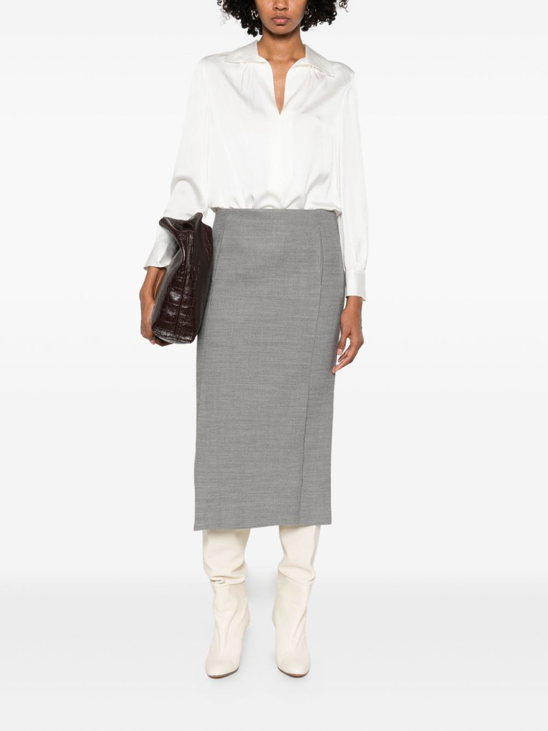 Vince silk blend shirt outlook