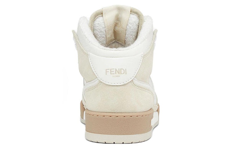 (WMNS) FENDI Match High Top 'White Cream' 8E8358AHH2F1FHS - 4
