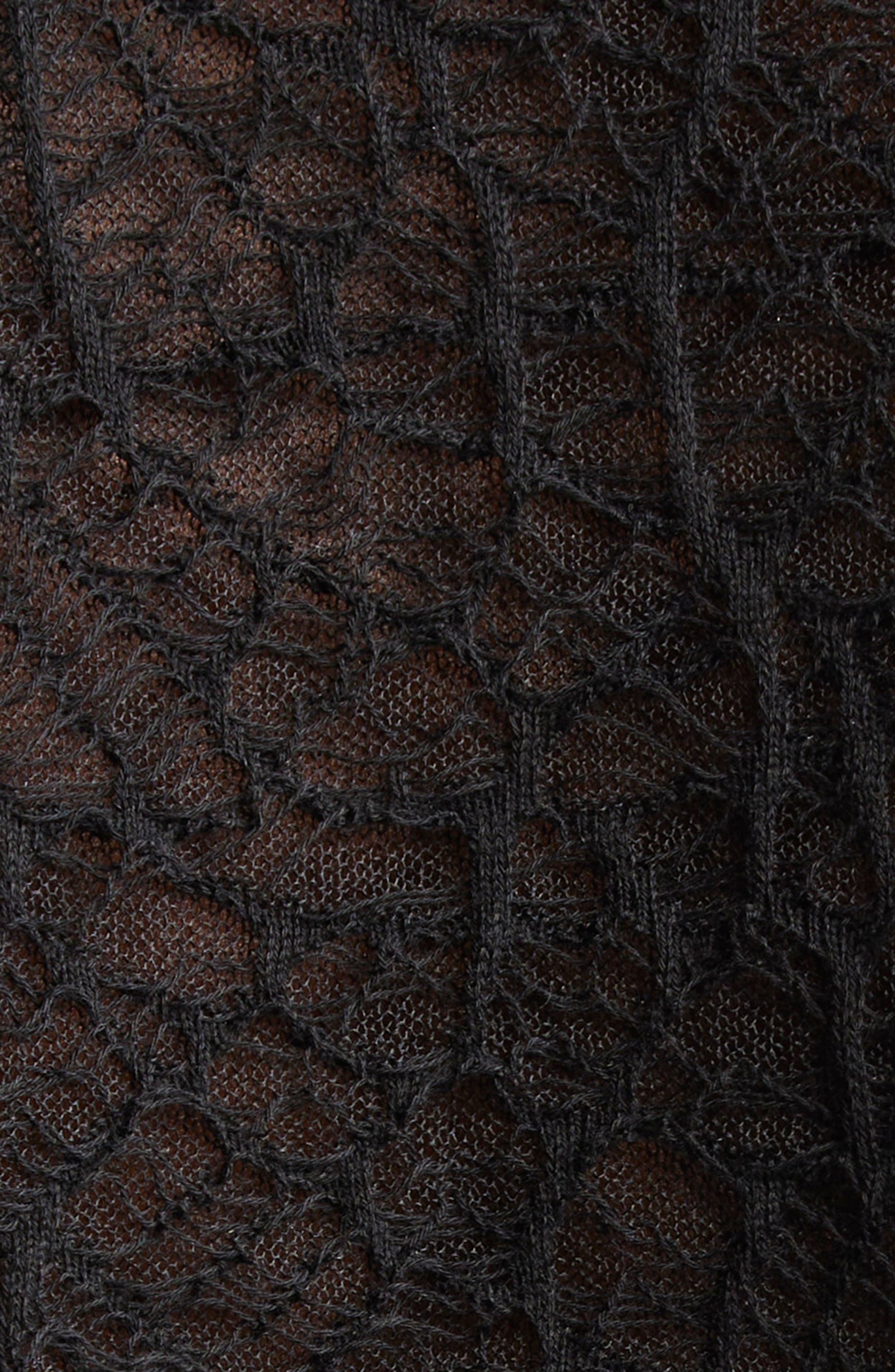 McQueen Cobweb Lace Top in Black at Nordstrom - 7
