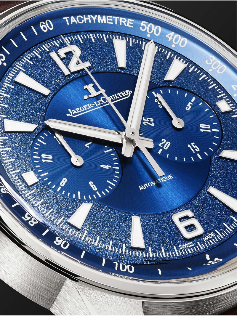 Polaris Automatic Chronograph 42mm Stainless Steel and Leather Watch, Ref. No. 9028480 6