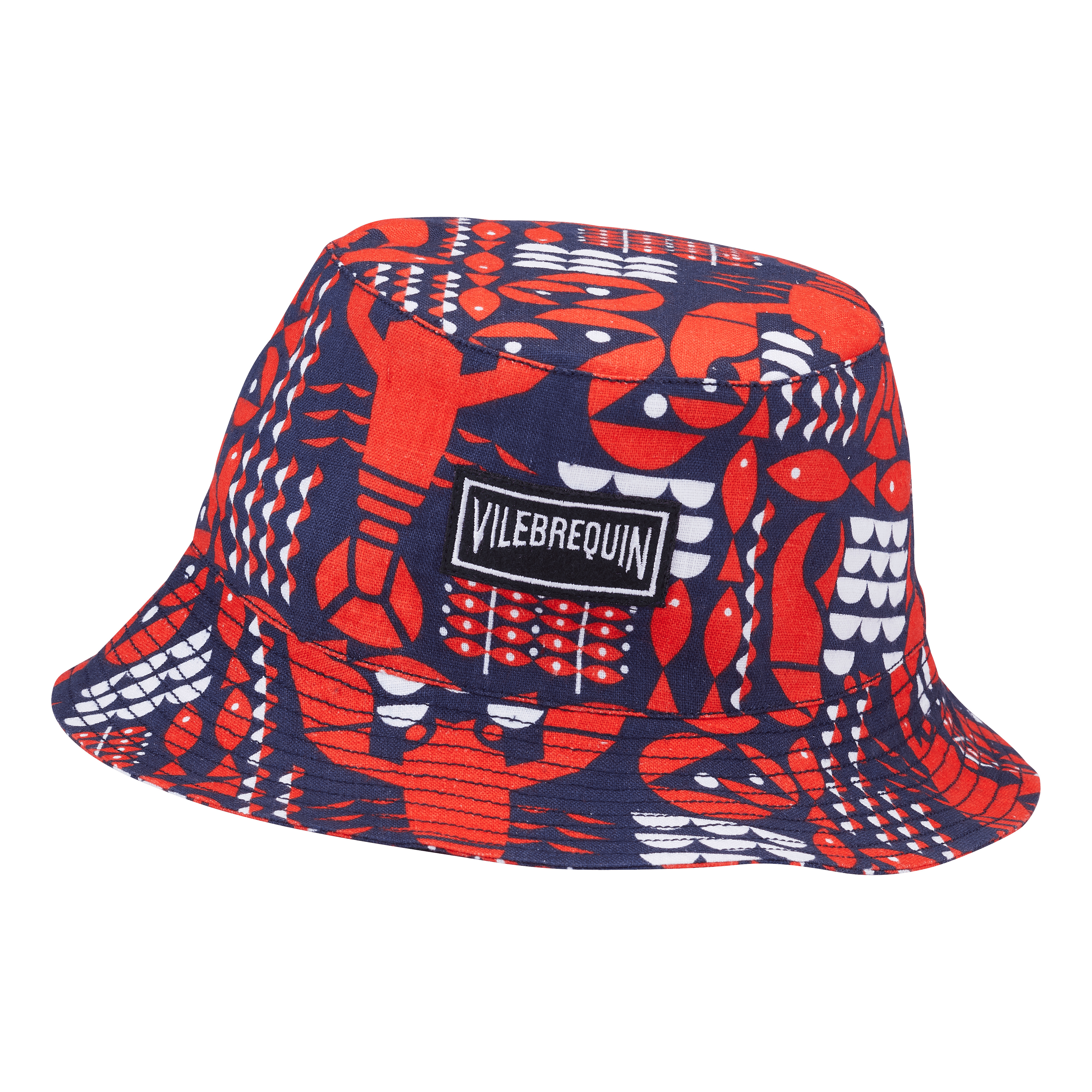 Unisex Linen Bucket Hat Graphic Lobsters - 1