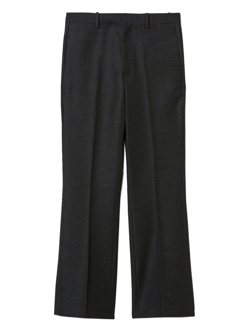 Credo bootcut wool-silk trousers 1