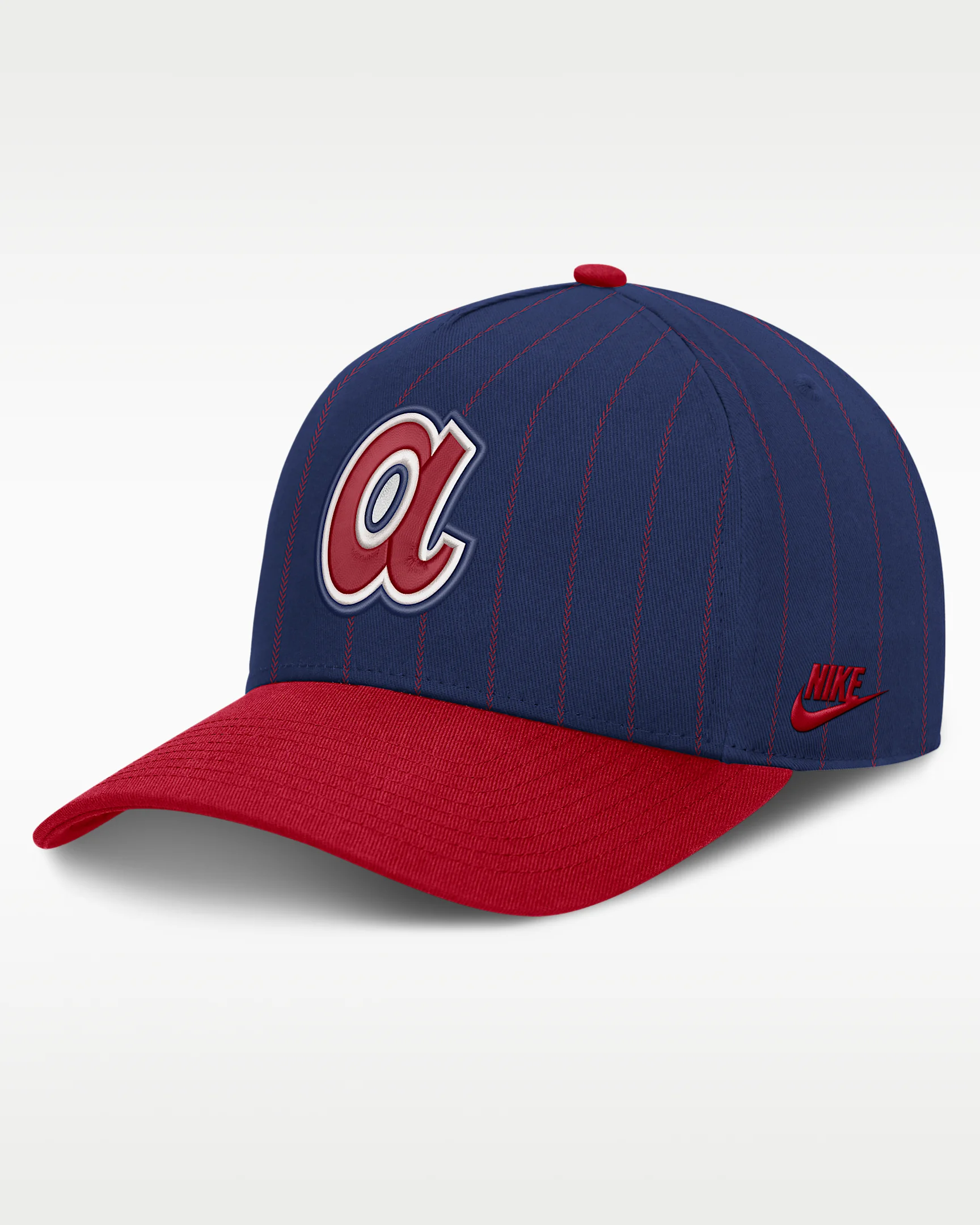 Atlanta Braves Cooperstown Rise Men's Nike MLB A-Frame Adjustable Hat - 1