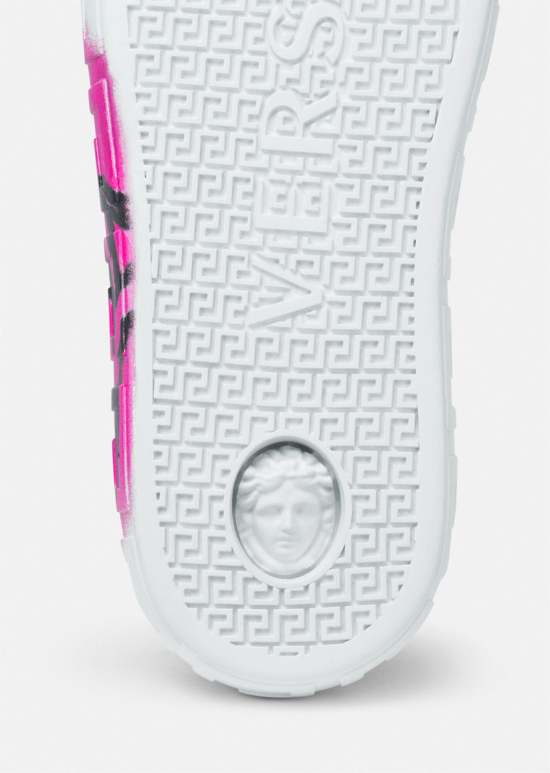 Greca Medusa Tag High-Top Sneakers 5