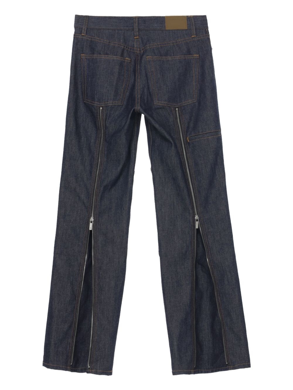 zip-detail trousers - 6
