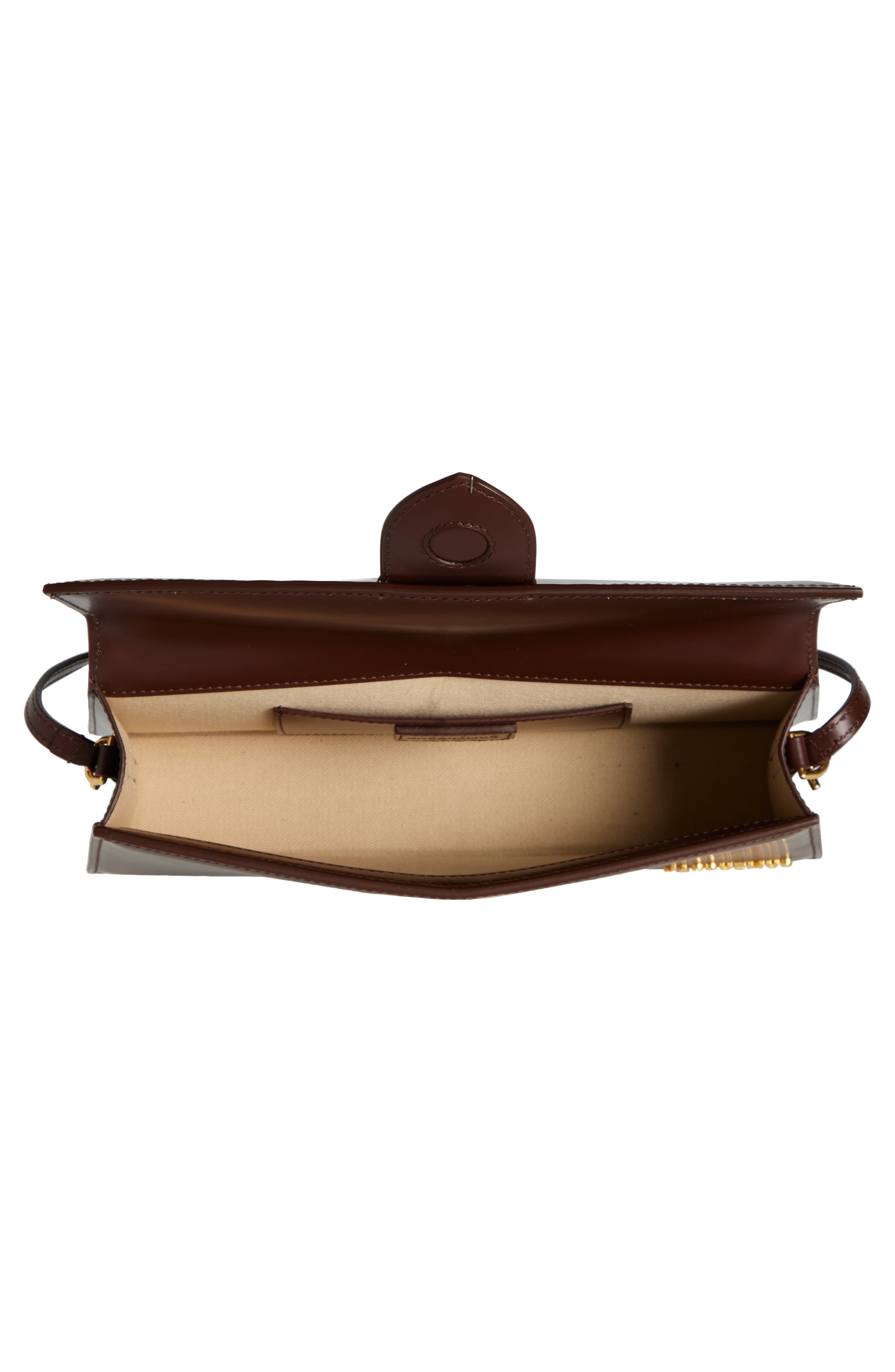 Long Le Bambino Leather Shoulder Bag - 5