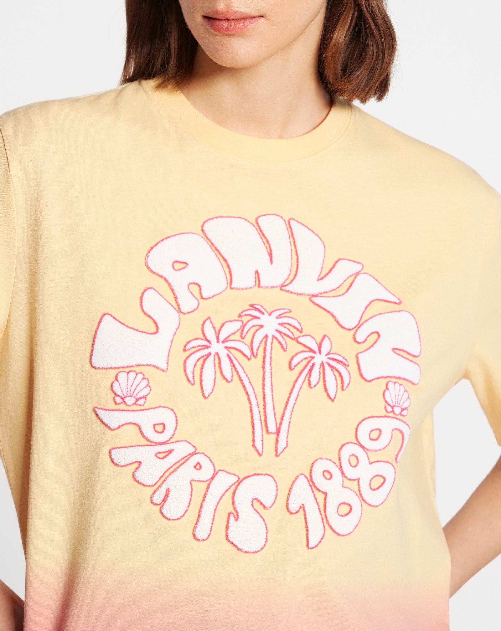 LANVIN WAVE LOGO T-SHIRT - 5