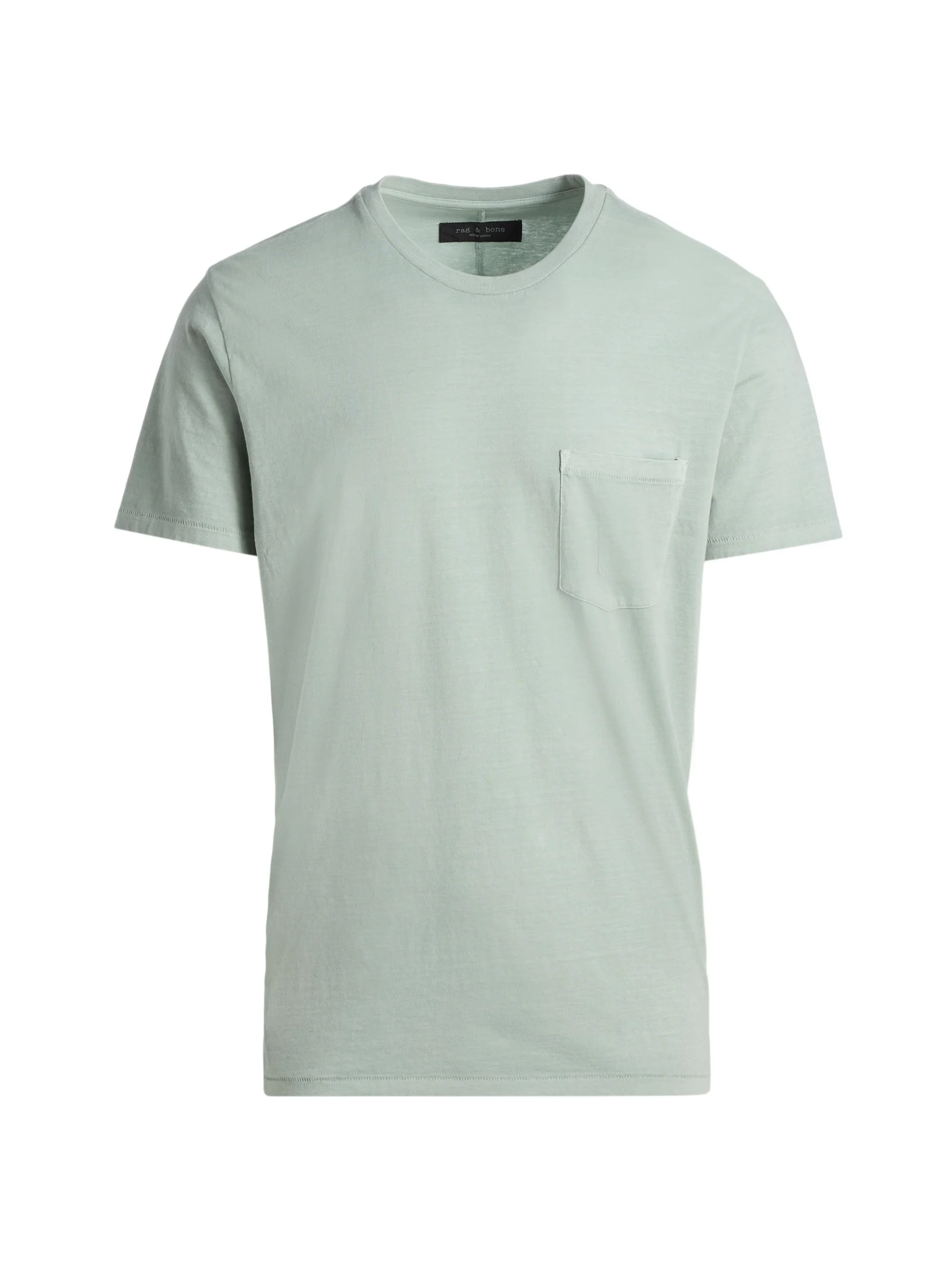 Men's Crewneck Cotton T-Shirt - Blue Grey - 1