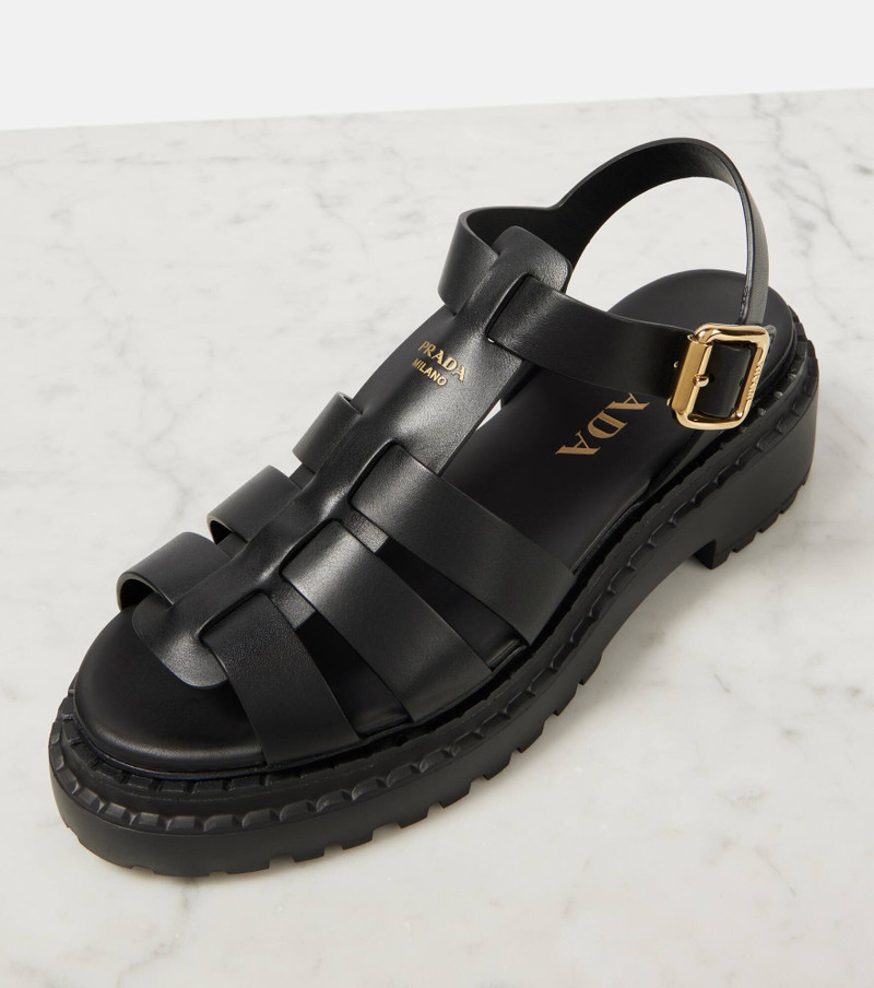 Leather sandals 5