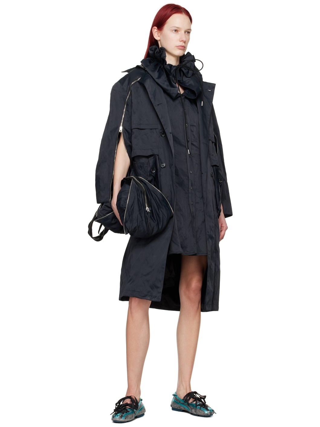 Black Mallarmé Coat - 5
