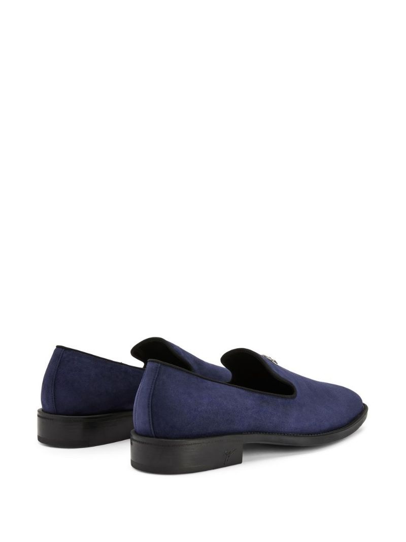 Imrham logo-plaque suede loafers - 6