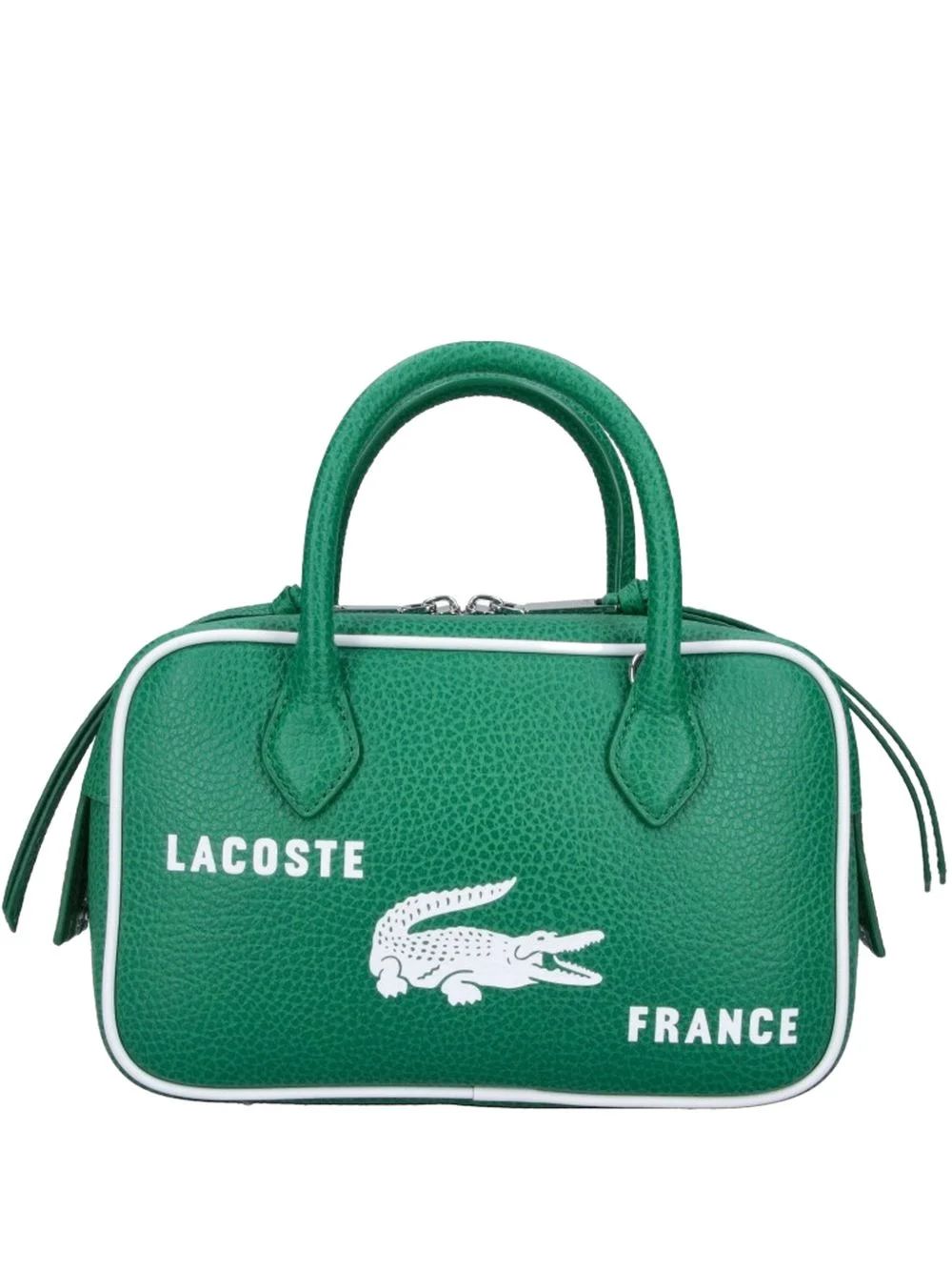 logo-print pebbled tote bag - 1