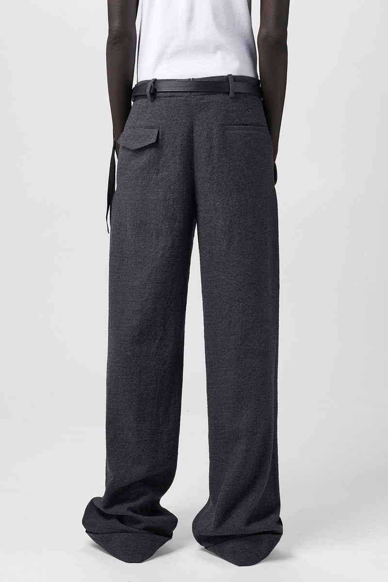 Albert Loose Fit Trousers Brushed Wool - 3