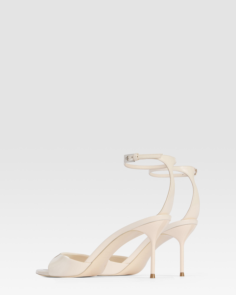 Patent leather sandal with ankle strap 3