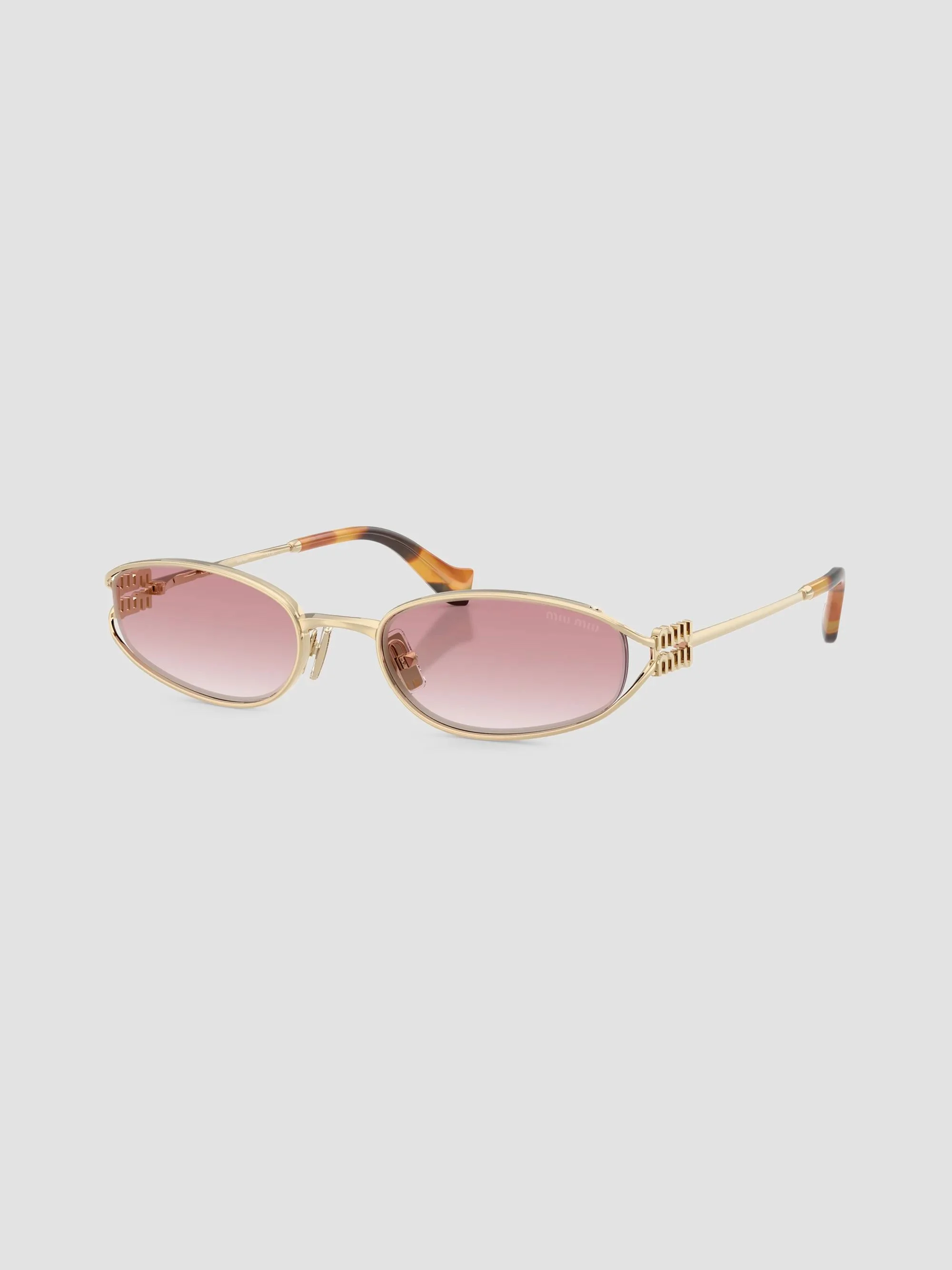 Women's 54MM Oval Sunglasses - Gold - 1