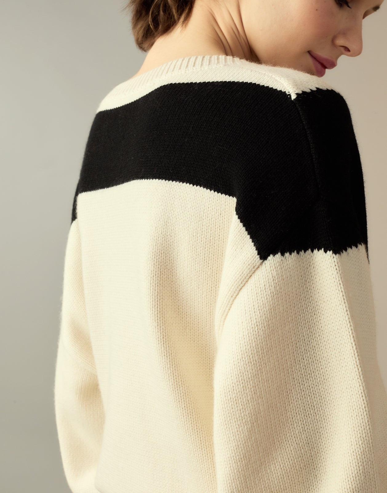 Collegiate V-Neck Sweater - 4