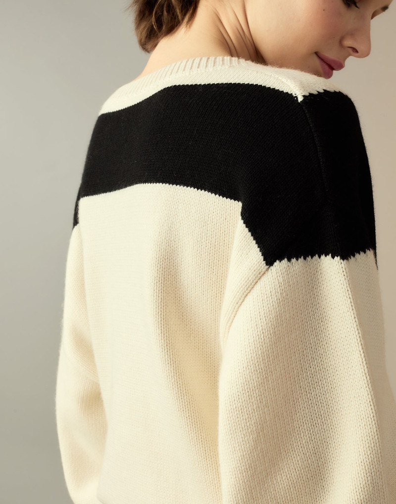 Collegiate V-Neck Sweater 4