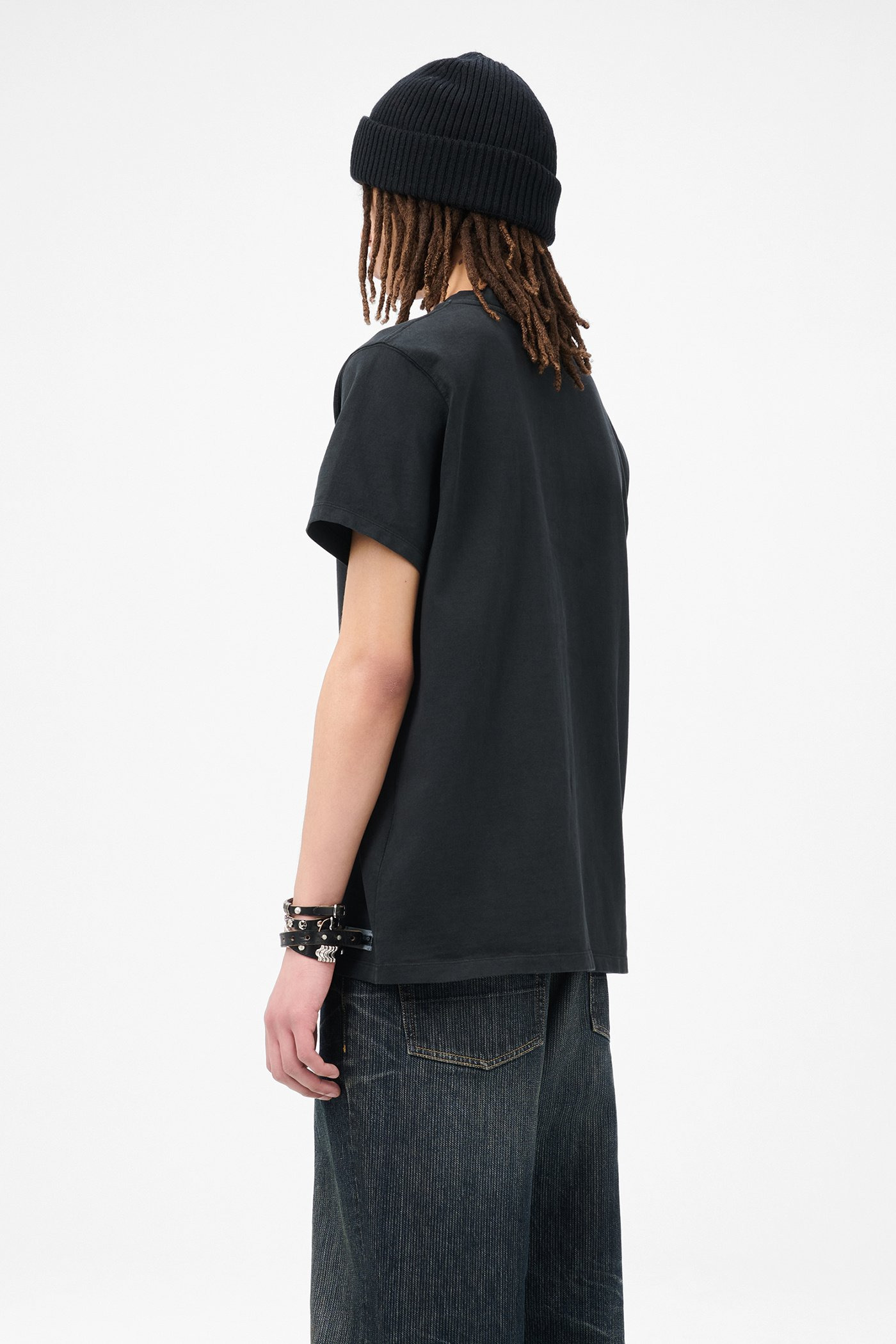 Bliss T-shirt Washed Black Band Jersey - 5
