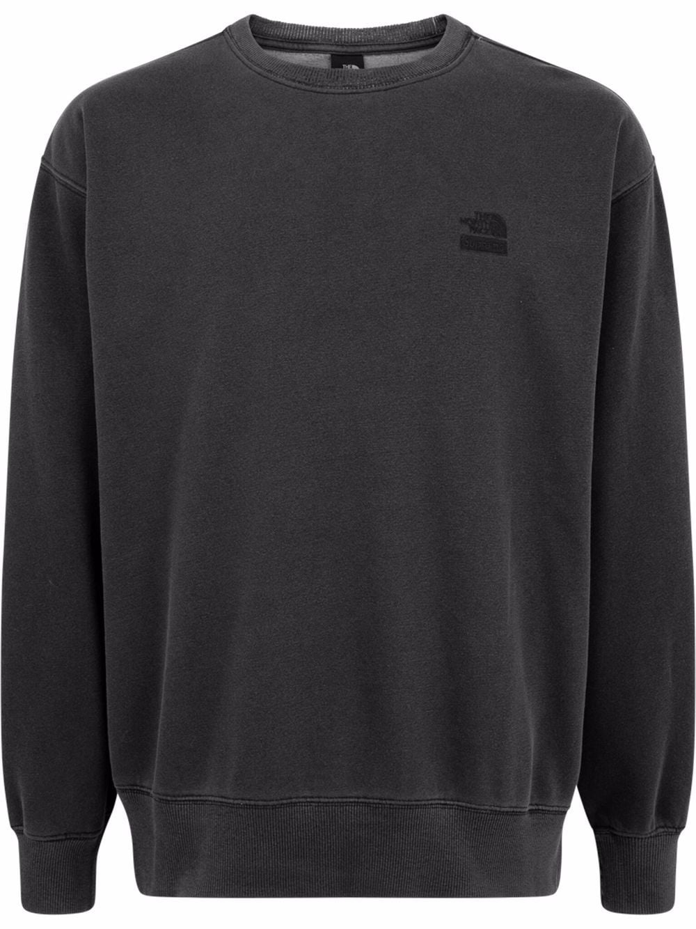 x The North Face embroidered logo sweatshirt - 1