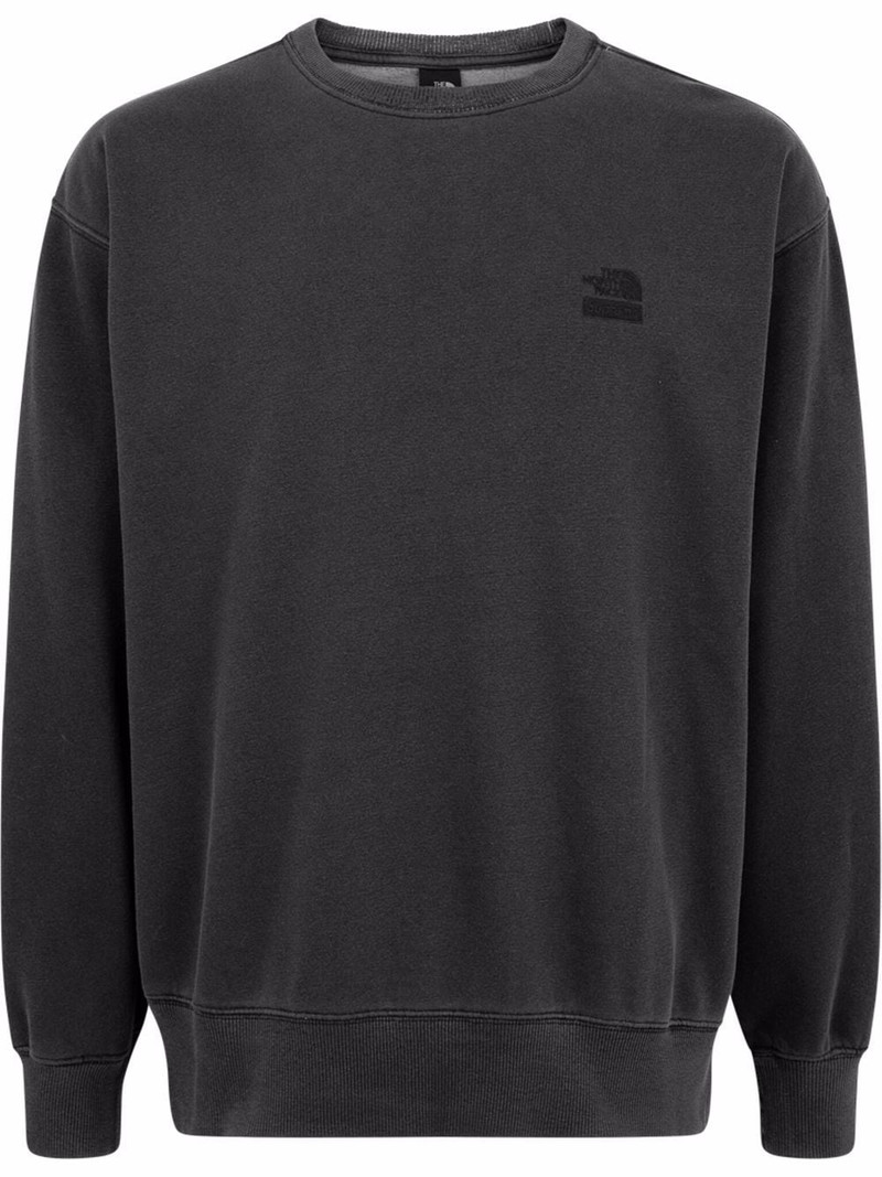 x The North Face embroidered logo sweatshirt 1