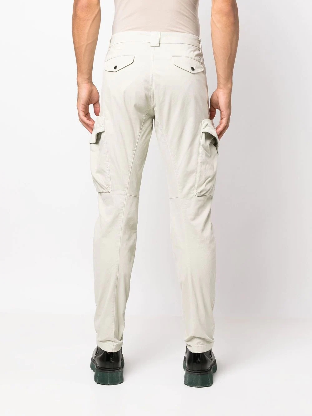 lens-embellished cargo trousers - 4