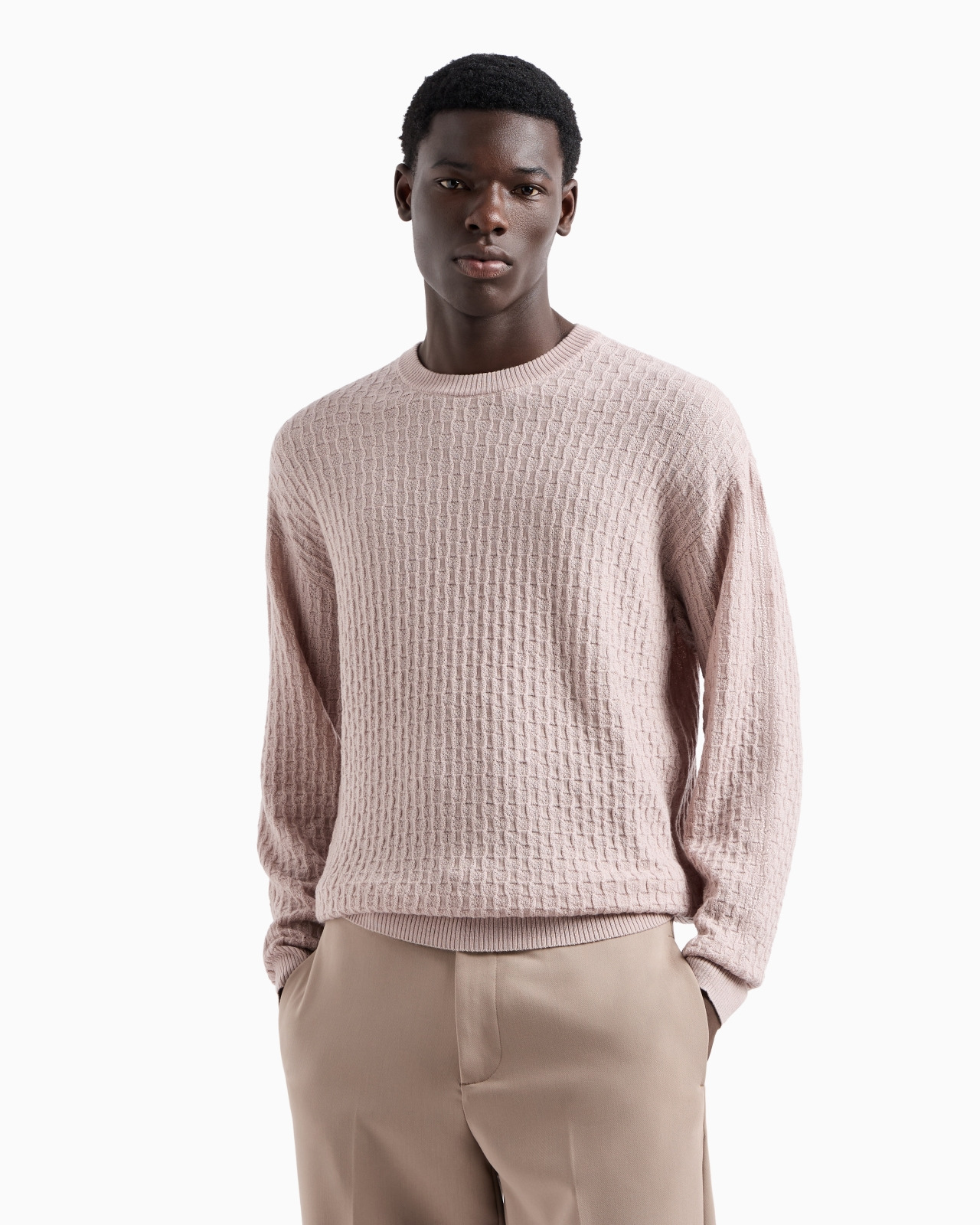 Tuck-stitch virgin wool jumper - 2