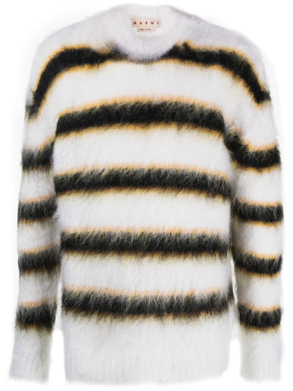 striped mohair jumper - 1