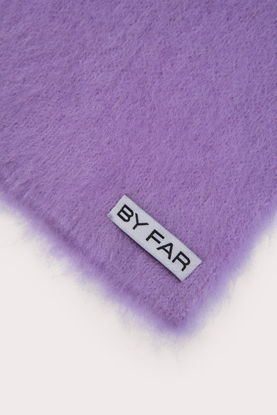 BY FAR SOLID BRUSHED SCARF LILAC ALPACA outlook
