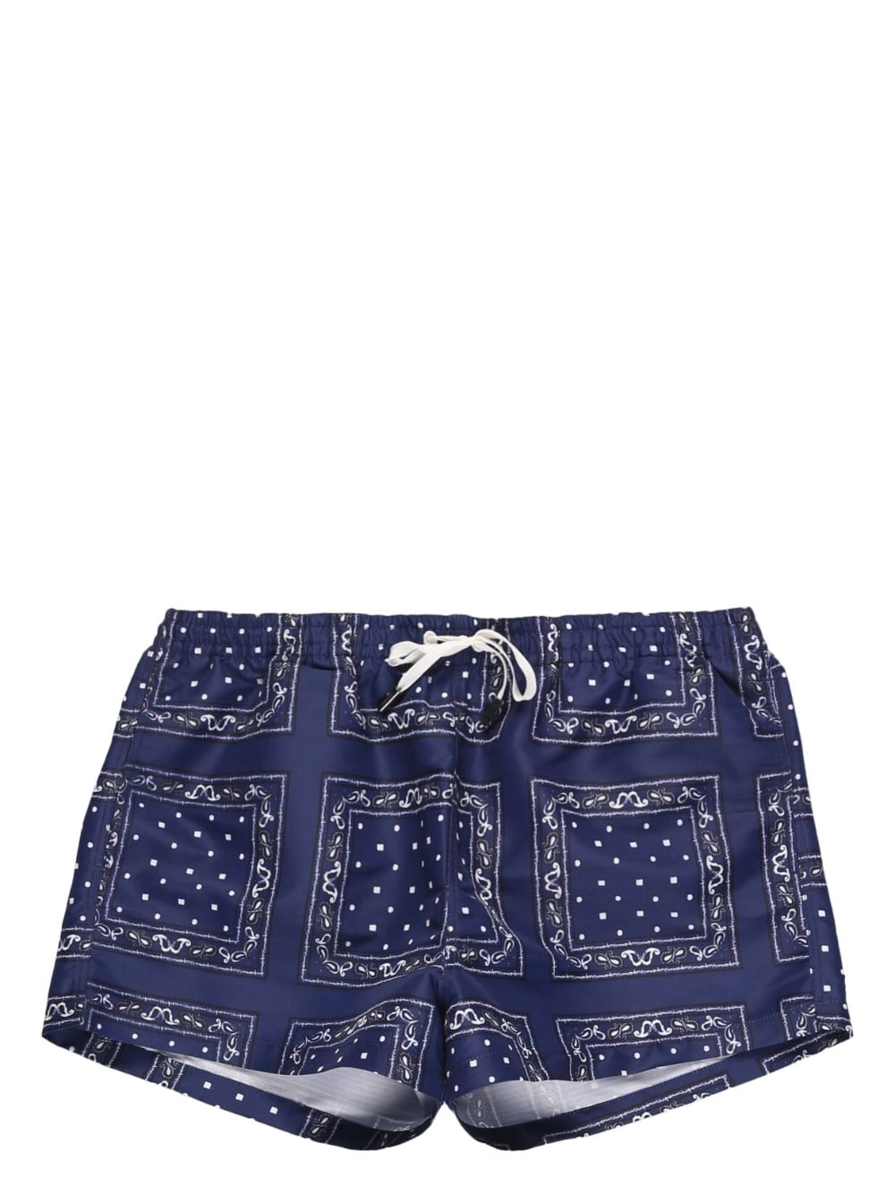 graphic-print swim shorts - 1