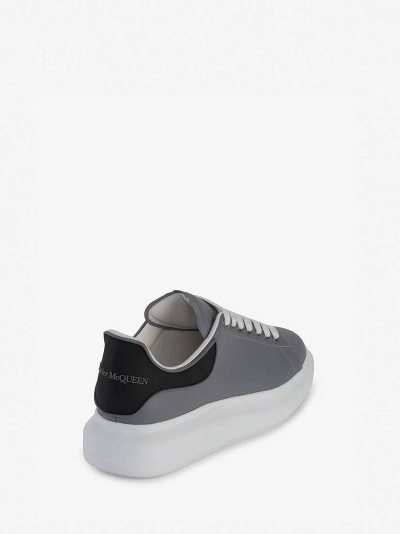 Alexander McQueen Men's Oversized Sneaker in Gun Grey outlook