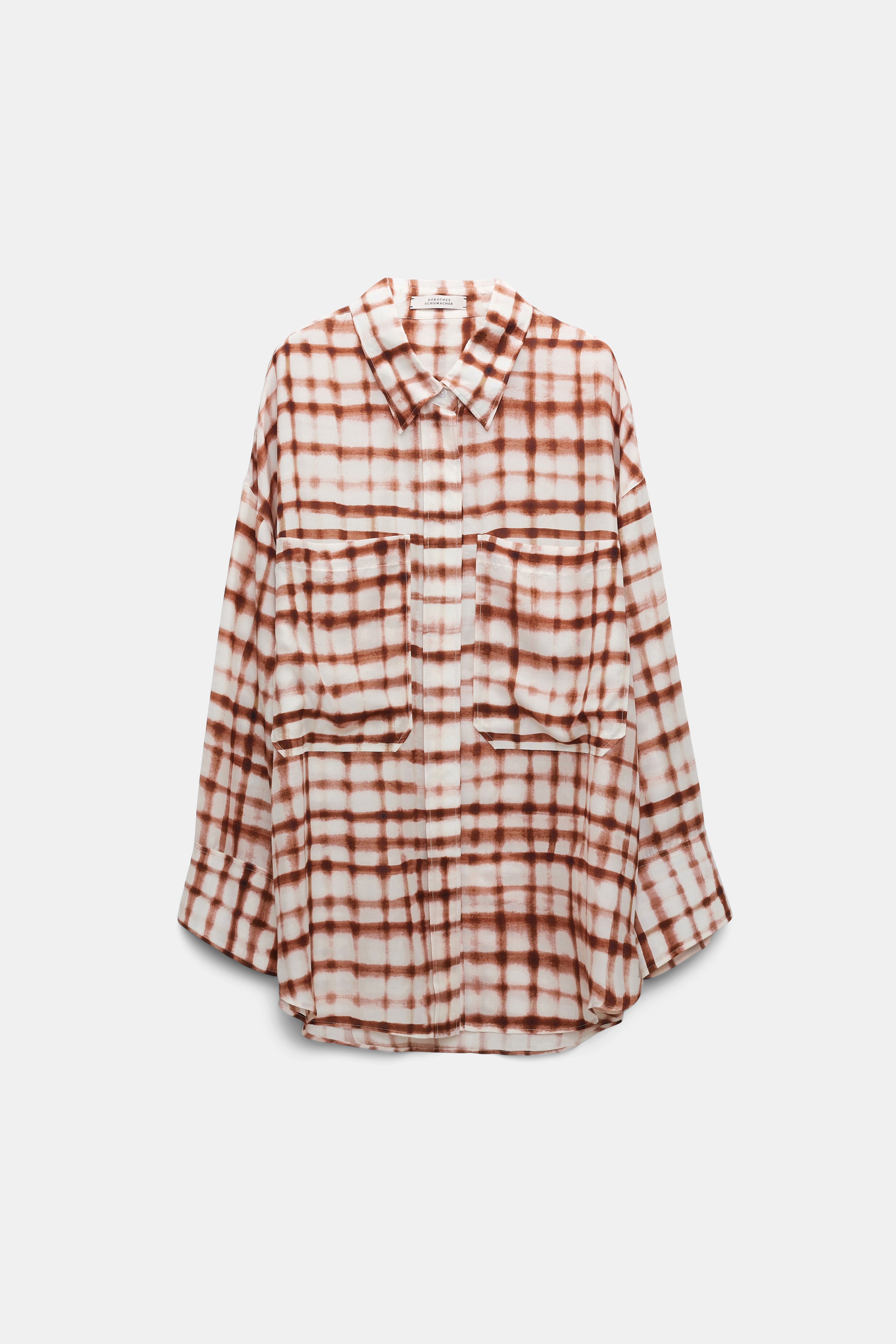 CHECKED STATEMENT blouse - 1