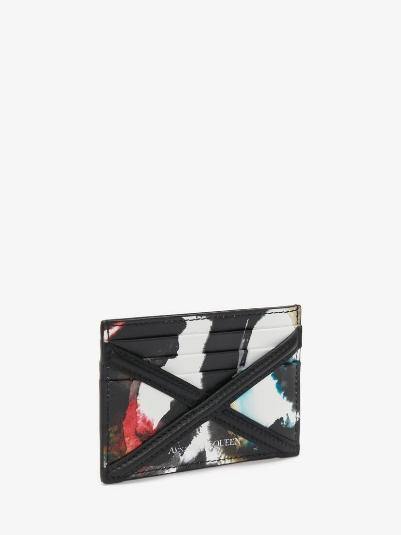 Men's Watercolour Graffiti The Harness Card Holder in Multicolour - 2