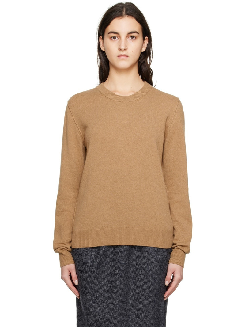 Tan Crewneck Sweater - 1