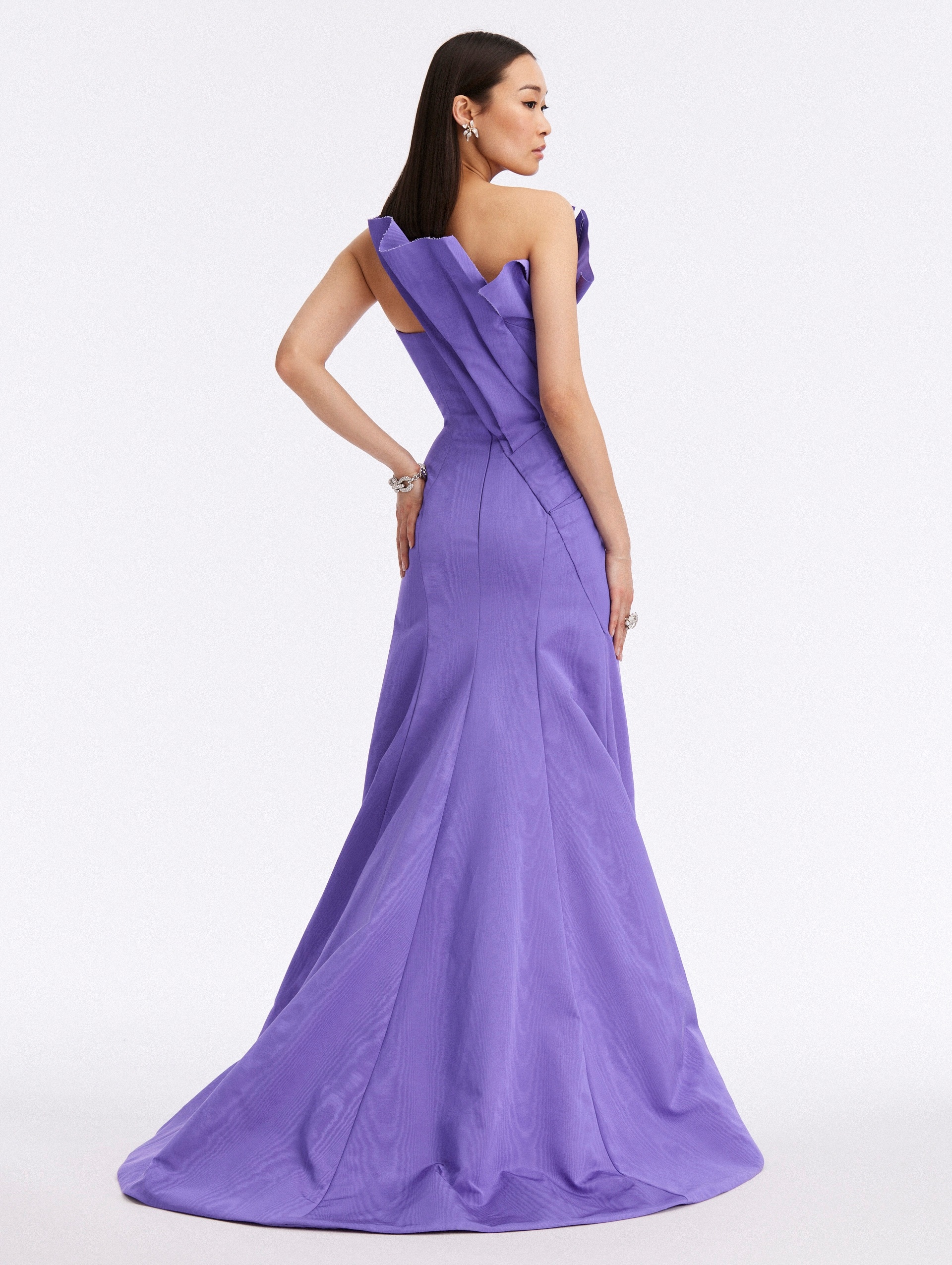 Moire Taffeta Prom Dresses